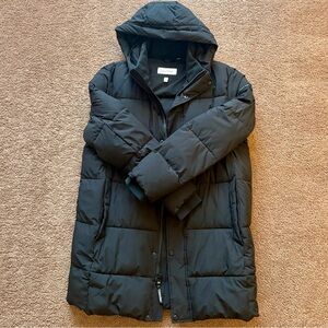 Calvin Klein Black Puffer Coat